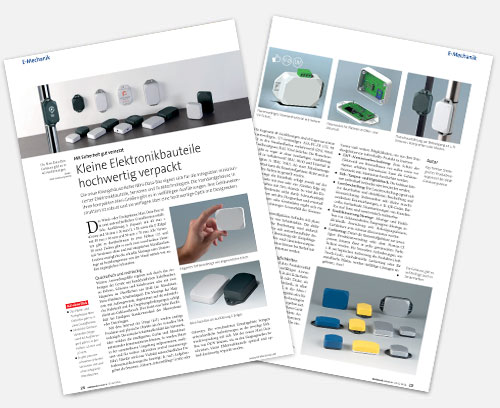 Kleine Elektronikbauteile hochwertig verpackt