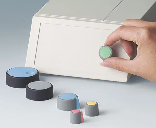 COM-KNOBS mit und ohne Markierungsteil