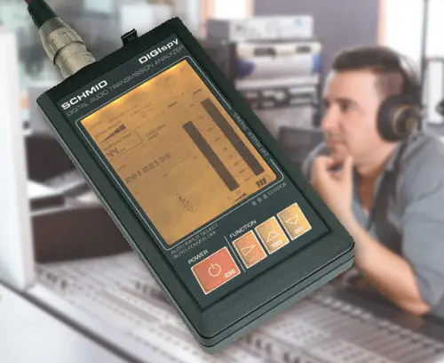 Analysegerät für Digital-Audio-Schnittstellen, Schmid electronic