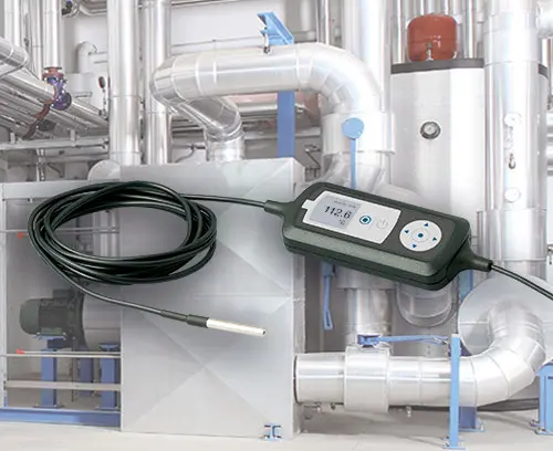 Prozessüberwachung mit Temperatursensor