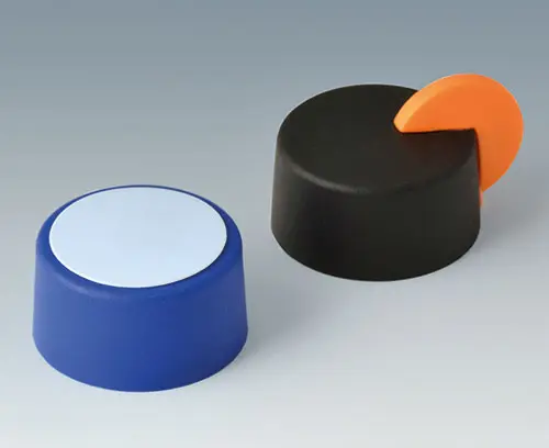 COM-KNOBS und TOP-KNOBS Disk in Sonderfarben
