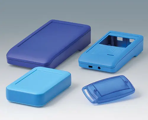 Handgehäuse in Sonderfarbe blau