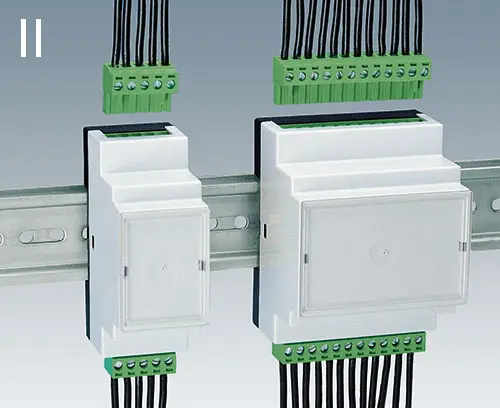 Version II: for plug headers 5.0/5.08 mm pitch 