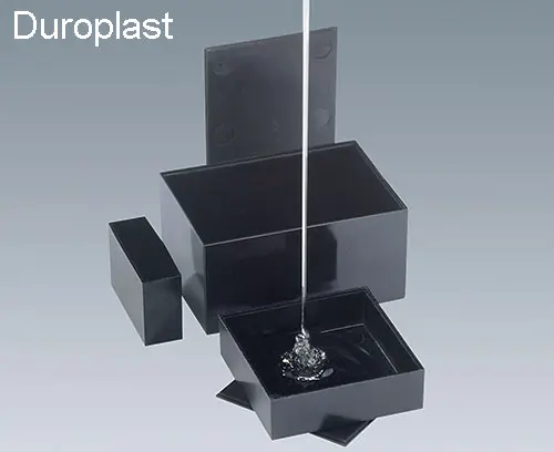 Cajas vacías para módulos de plástico termoestable