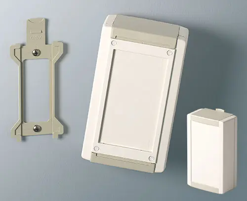 Fijación en pared oculta (soporte de pared como accesorio)