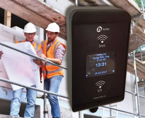 Lecteur de cartes RFID pour les collaborateurs sur chantiers