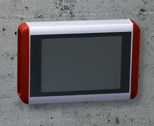 Caches du SMART-TERMINAL en rouge