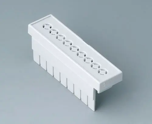 B6802112 Couvre-bornes, avec perforations, 5,08