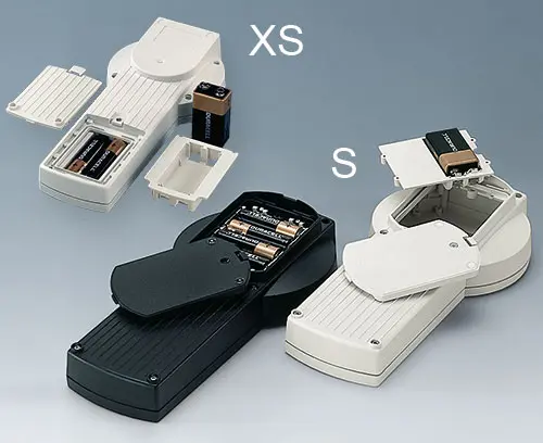 DATEC-CONTROL XS/S: vani per batterie 2/3 x AA o 9 V
