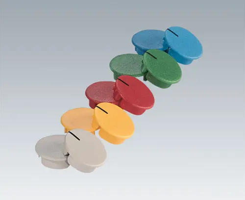 Covers for round knobs and wing knobs