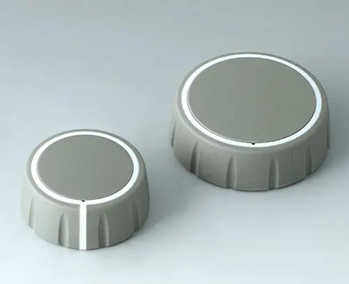 Dois tamanhos de knob: 36 mm, 46 mm