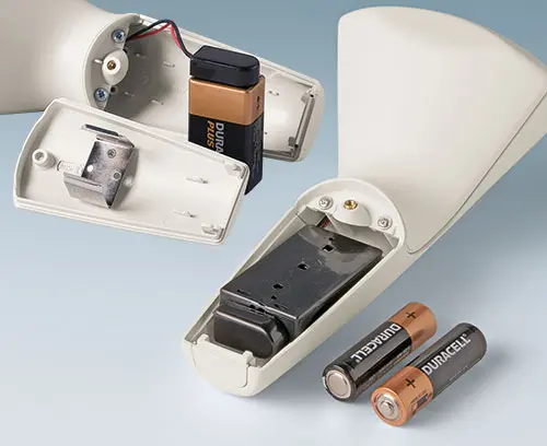 Suporte de bateria opcional para 2 x AA e 9 V (acessório)