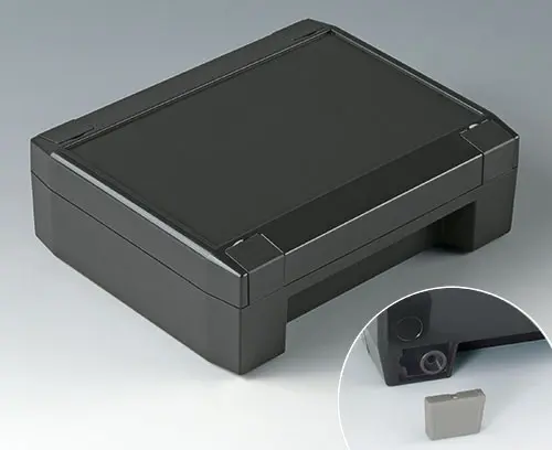 gabinete de mesa, pés (acessório) de encaixe fácil
