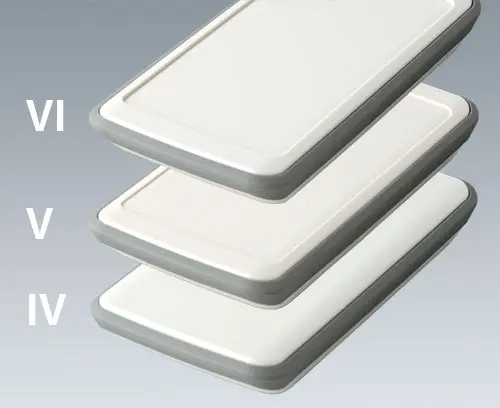 SLIM-CASE с промежуточным кольцом из ТПЭ (исп. IV, V и VI)