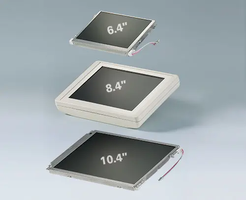 与6,4" (16 cm) - 8,4" (21 cm) - 10,4" (26 cm) 触摸屏兼容